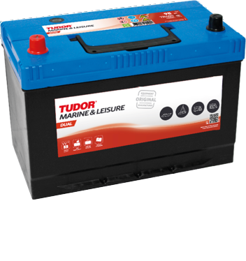 TR570 Tudor Dual Fritid/Marin 12V 120Ah