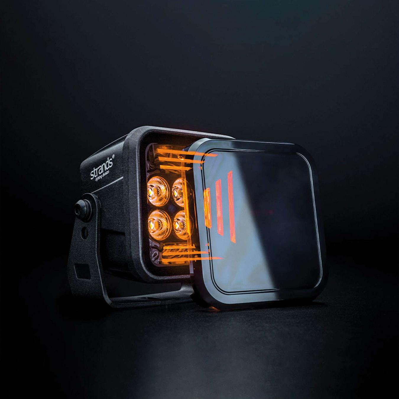 DARK KNIGHT Fortex arbetsljus 38W orange, orange pos.